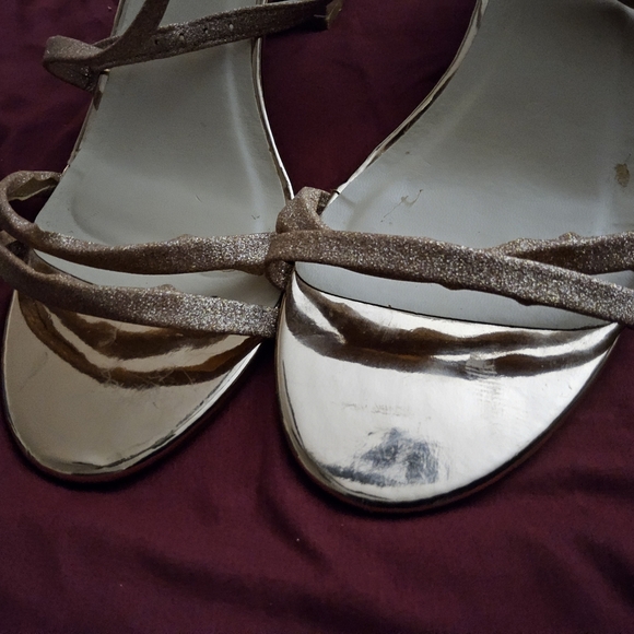 Shoe Bundle Franco Sarto Red And Blue Suede Flats And Calvin Klein GENTLY LOVED - Picture 12 of 14